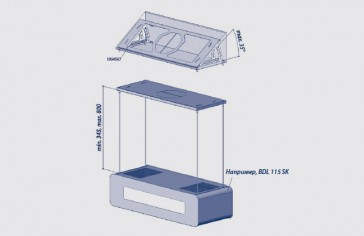 Потолочный кронштейн для крепления Skyline 115 и 135